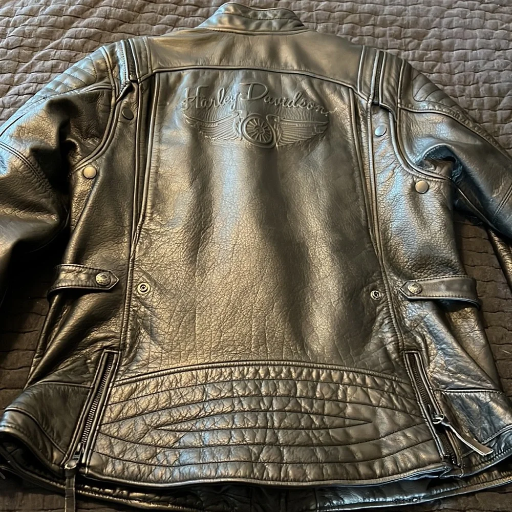 Women’s Harley Davidson Leather Riding jacket - Picture 6 of 7